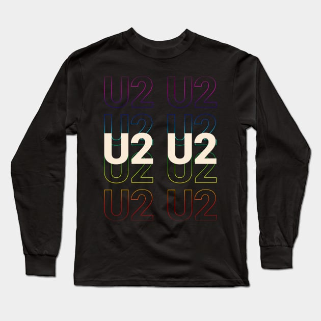 U2 - Kinetic Style Long Sleeve T-Shirt by car lovers in usa